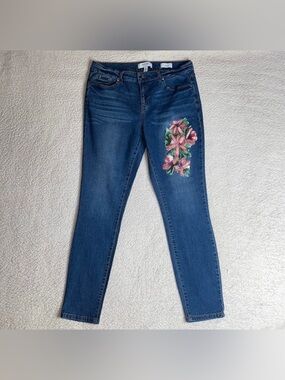 Ellen Tracy Denim Jeans Stretchy Comfy The Skinny Size 12